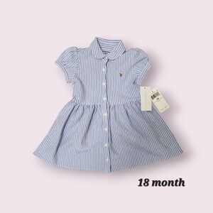 Polo by Ralph Lauren Light Blue Striped Dress